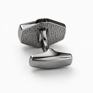 Back mechanism design of luxury silver cufflinks