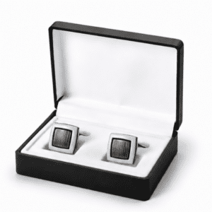 Premium Silver Square Cufflinks for Men