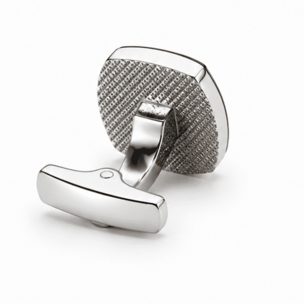 Premium Silver Square Cufflinks for Men