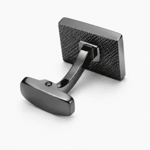 Premium silver back mechanism of designer cufflinks