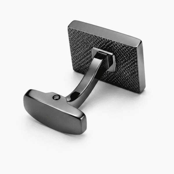 Premium silver back mechanism of designer cufflinks