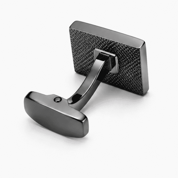 Premium silver back mechanism of designer cufflinks