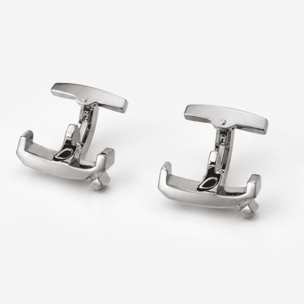 Butt heritage silver cufflinks for men by Cufflinkk