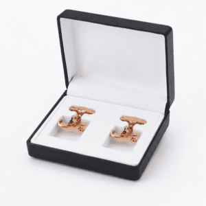 Rose Gold Butt Cufflinks Personalized Family Name Cufflinks for Men Pakistan