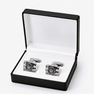 Luxury men's cufflinks gift box presentation