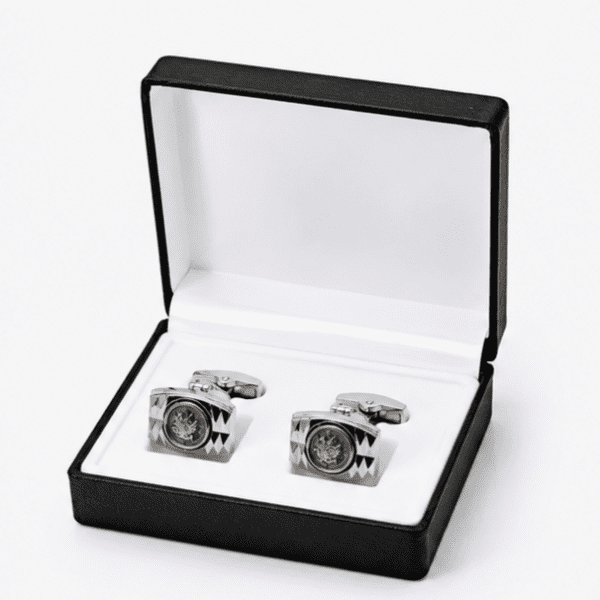 Luxury men's cufflinks gift box presentation