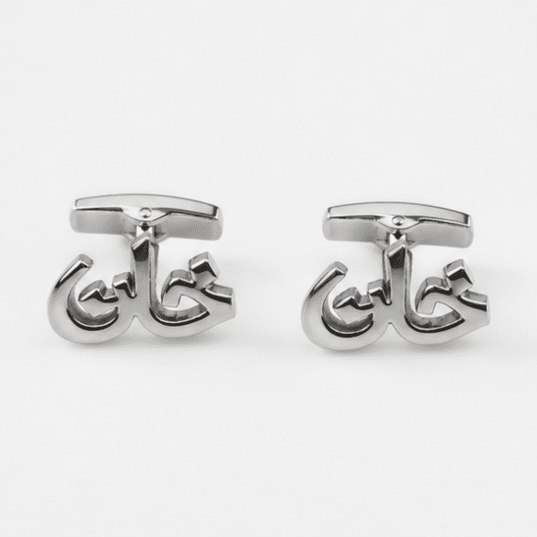 Khan heritage silver cufflinks for men by Cufflinkk