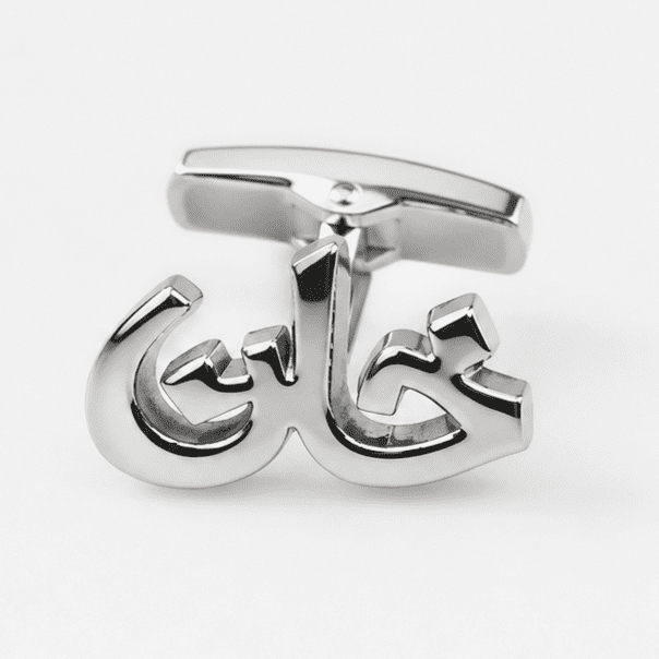 Khan heritage silver cufflinks for men by Cufflinkk