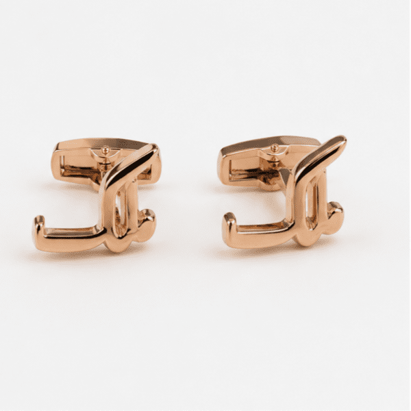 Malik rose gold heritage cufflinks Malik rose gold heritage cufflinks for men by Cufflink pair for men by Cufflinkk