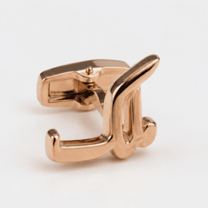 Malik rose gold heritage cufflinks for men by Cufflinkk