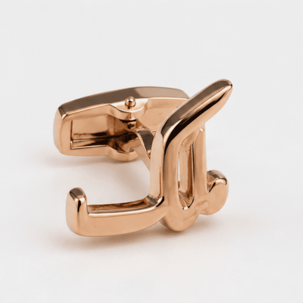 Malik rose gold heritage cufflinks for men by Cufflinkk