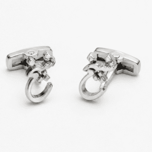 Pair of Sheikh custom cufflinks luxury men's accessories