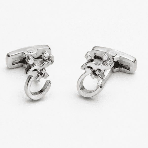 Pair of Sheikh custom cufflinks luxury men's accessories