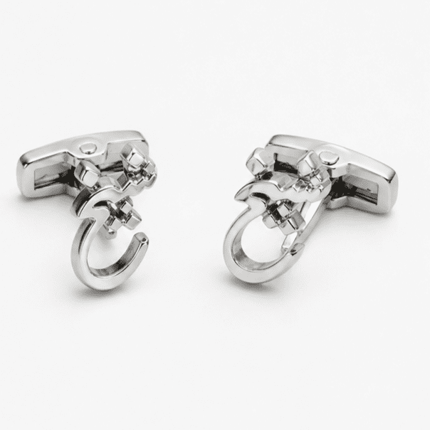 Pair of Sheikh custom cufflinks luxury men's accessories